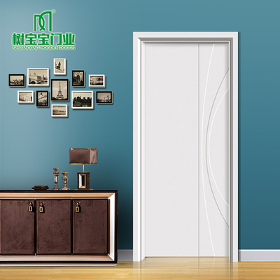 白色简约现代卧室门 &nbsp;SH-115